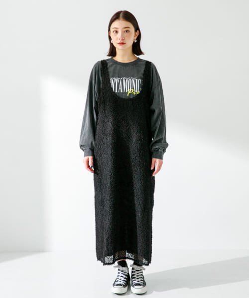 URBAN RESEARCH Sonny Label(アーバンリサーチサニーレーベル)/フリンジUネックワンピース/img18