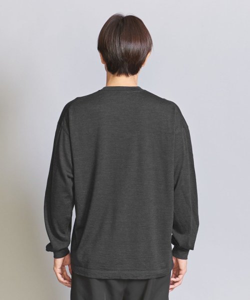 BEAUTY&YOUTH UNITED ARROWS(ビューティーアンドユース　ユナイテッドアローズ)/ウォッシャブルウール ロングスリーブ Tシャツ ‐ MADE IN JAPAN ‐/img11