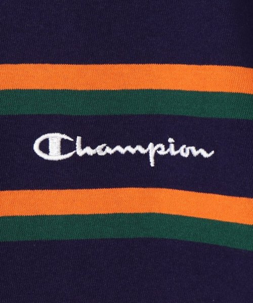 SHOO・LA・RUE(Kids) (シューラルーキッズ)/【Champion】マルチボーダー半袖Tシャツ/img10