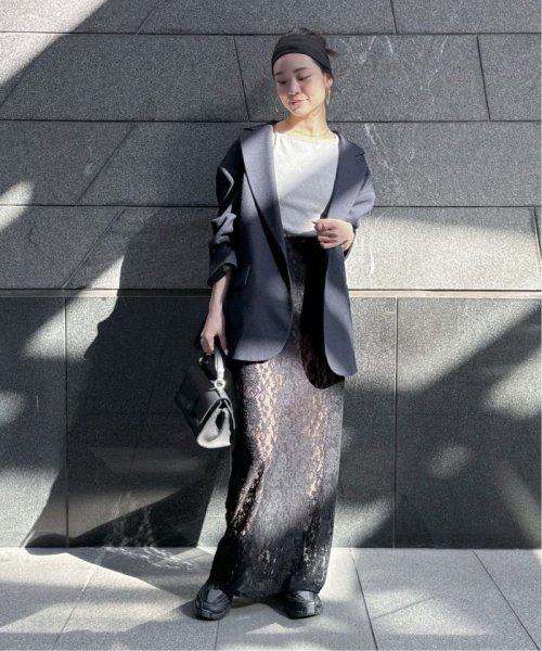 セール】2wayストレッチレーススカート(505993538) | ノーブル  