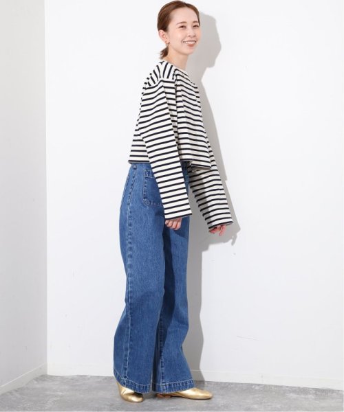 SLOBE IENA(スローブ　イエナ)/【ORCIVAL/オーシバル】 CROPPED BOAT NECK P.Oカットソー/img02