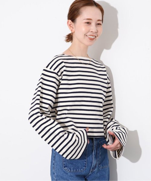 SLOBE IENA(スローブ　イエナ)/【ORCIVAL/オーシバル】 CROPPED BOAT NECK P.Oカットソー/img05