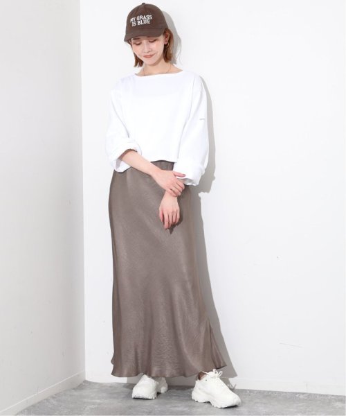 SLOBE IENA(スローブ　イエナ)/【ORCIVAL/オーシバル】 CROPPED BOAT NECK P.Oカットソー/img09