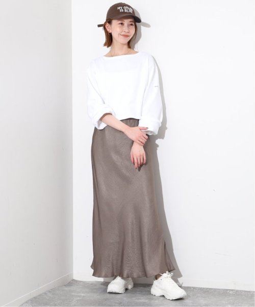 SLOBE IENA(スローブ　イエナ)/【ORCIVAL/オーシバル】 CROPPED BOAT NECK P.Oカットソー/img15