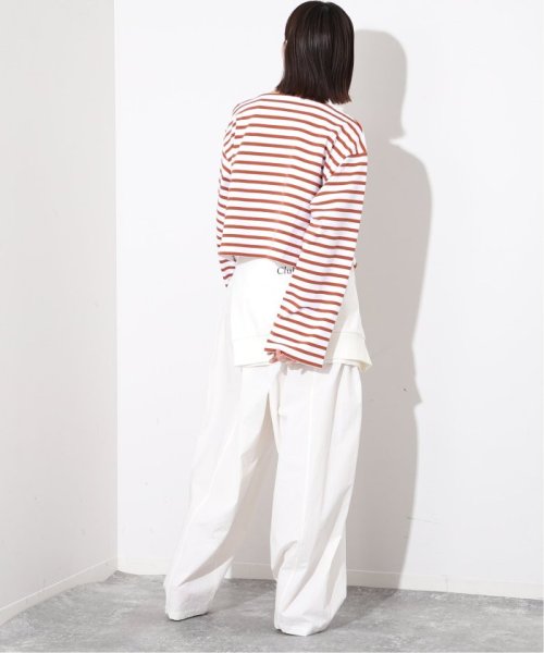 SLOBE IENA(スローブ　イエナ)/【ORCIVAL/オーシバル】 CROPPED BOAT NECK P.Oカットソー/img19