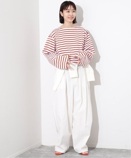 SLOBE IENA(スローブ　イエナ)/【ORCIVAL/オーシバル】 CROPPED BOAT NECK P.Oカットソー/img20