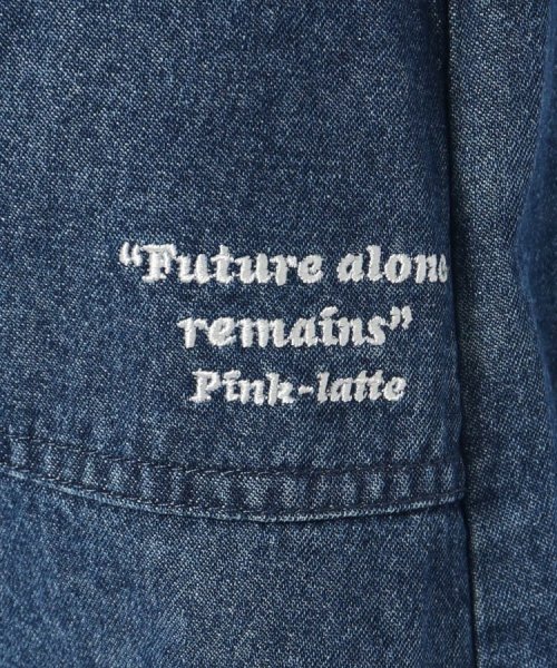 PINK-latte(ピンク　ラテ)/【130cmあり/アジャスターあり】前ボタンスカート/img16