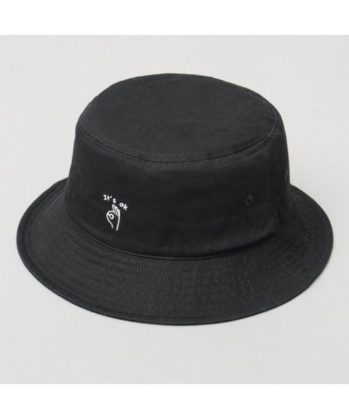 Besiquenti(ベーシックエンチ)/BASIQUENTI ベーシックエンチ バケットハット 帽子 刺繍 バケハ コットン/img10