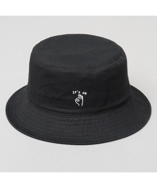 Besiquenti(ベーシックエンチ)/BASIQUENTI ベーシックエンチ バケットハット 帽子 刺繍 バケハ コットン/img15