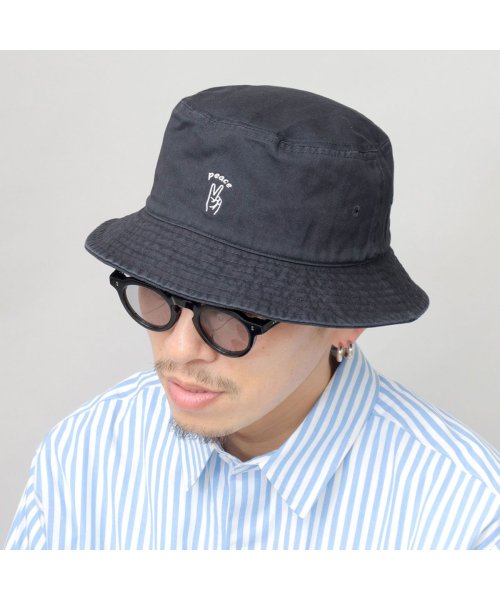 Besiquenti(ベーシックエンチ)/BASIQUENTI ベーシックエンチ バケットハット 帽子 刺繍 バケハ コットン/img23