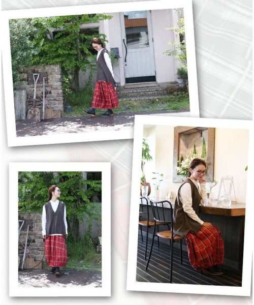 sanpo kuschel(サンポクシェル)/【刺繍がポイントバルーンスカート】/img11