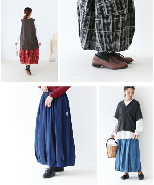 sanpo kuschel(サンポクシェル)/【刺繍がポイントバルーンスカート】/img12