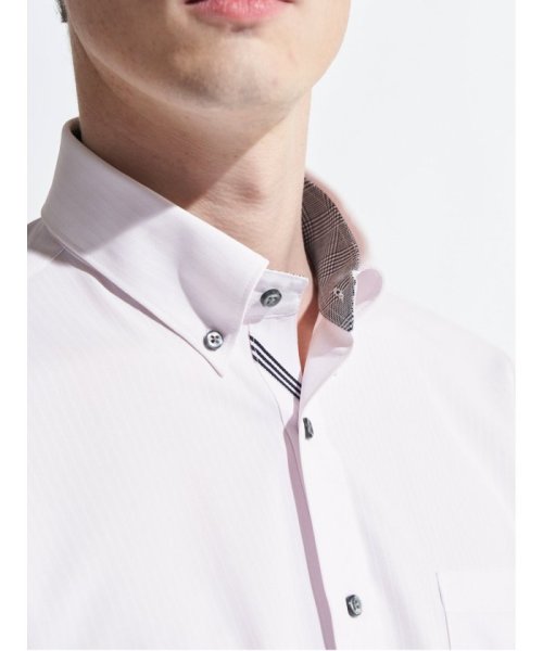 TAKA-Q(タカキュー)/アイスカプセル スタンダードフィット ボタンダウン長袖ニットシャツ 長袖 シャツ メンズ ワイシャツ ビジネス ノーアイロン 形態安定 yシャツ 速乾/img01