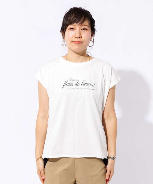 Rouge vif la cle(ルージュヴィフラクレ)/【TICCA/ティッカ】別注ウォッシュ天竺フレンチロゴTシャツ/img17