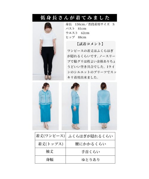 Sawa a la mode(サワアラモード)/レディース 大人 上品 千鳥格子柄プリーツセットアップ/img27