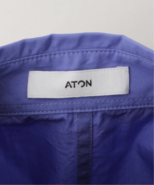 EDIFICE(エディフィス)/【ATON / エイトン】SUVIN BROAD WASHED SHIRT/img14