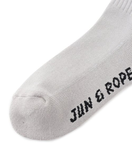 JUN and ROPE(ジュン＆ロペ)/吹き出しロゴ　ショートソックス/img03