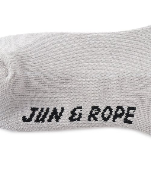 JUN and ROPE(ジュン＆ロペ)/吹き出しロゴ　ショートソックス/img04