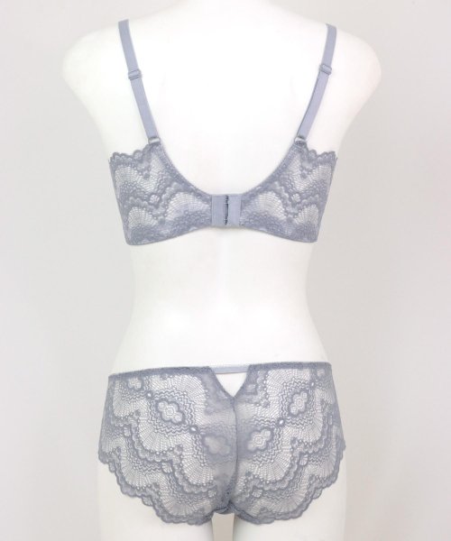 fran de lingerie(フランデランジェリー)/華あり刺繍のノンワイヤー しっかり盛れるノンワイヤー 「スタイルアップワイヤレスビターセクシー ペアブラジャー（ワイヤー有り）」 ブラジャーショーツセット/img27