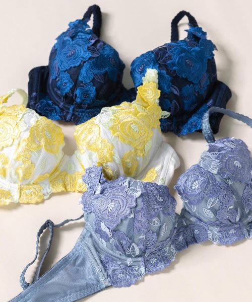 fran de lingerie(フランデランジェリー)/ボディメイクの真骨頂ゴージャス薔薇刺繍 「グレースイストグランデ ブラジャー（ワイヤー有り）」 ブラジャー/img33