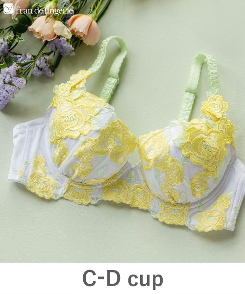 fran de lingerie(フランデランジェリー)/ボディメイクの真骨頂ゴージャス薔薇刺繍 「グレースイストグランデ ブラジャー（ワイヤー有り）」 ブラジャー/img44