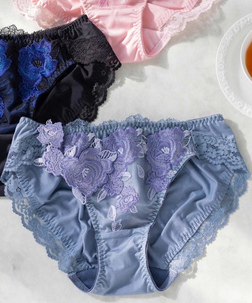 fran de lingerie(フランデランジェリー)/ゴージャス薔薇刺繍しっかりフィット 「グレースイストグランデ ショーツ」 ショーツ/img19