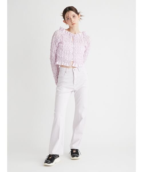 ピカデリー/リボンステッチデニムパンツ 予めご了承ください