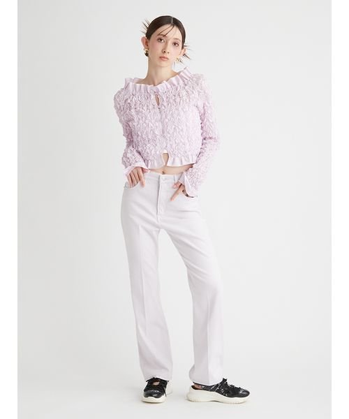 ピカデリー/リボンステッチデニムパンツ 予めご了承ください