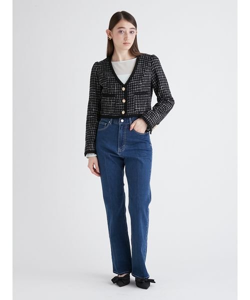 ピカデリー/リボンステッチデニムパンツ 予めご了承ください