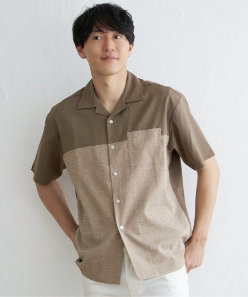 ikka(イッカ)/バイカラーオープンカラーシャツ/img03