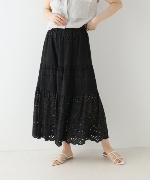 《WEB限定/追加3》コットンレースティアードスカート 品番：23060900080020 こちらの商品は