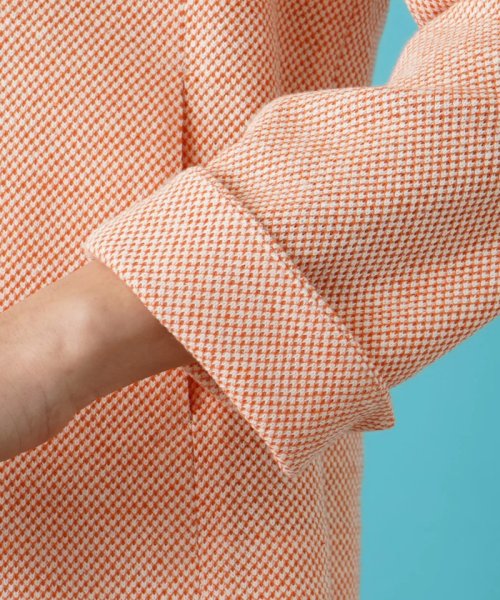 ノーカラージャケット 