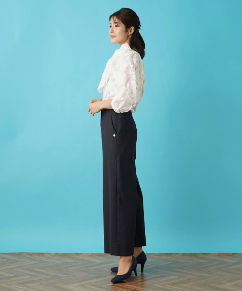 ワイドクロップドパンツ 