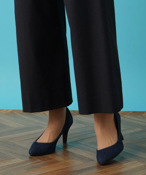 ワイドクロップドパンツ 