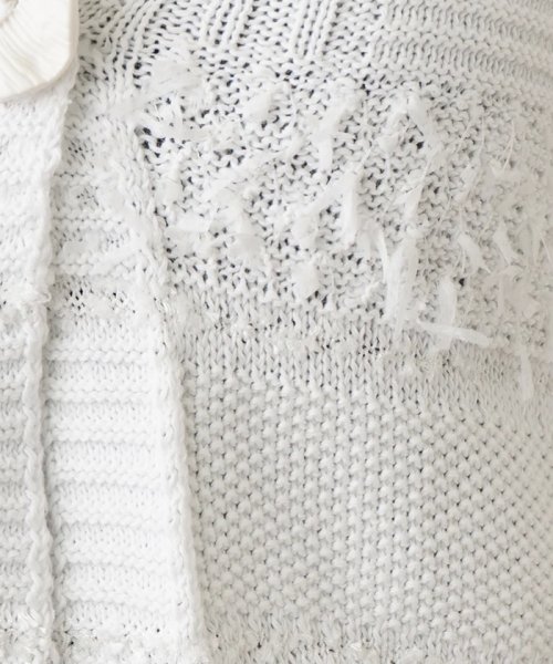 ショート丈ニットカーディガン 