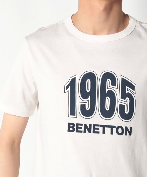 BENETTON (mens)(ベネトン（メンズ）)/ロゴプリント入りオーガニックコットン半袖Tシャツ/img24