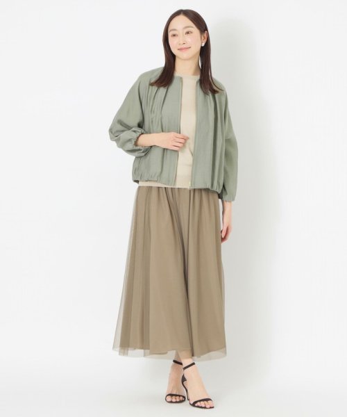 リバーシブルチュールスカート 