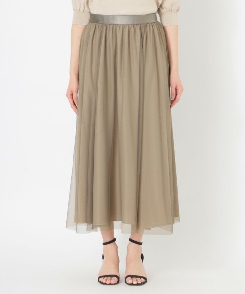 リバーシブルチュールスカート 