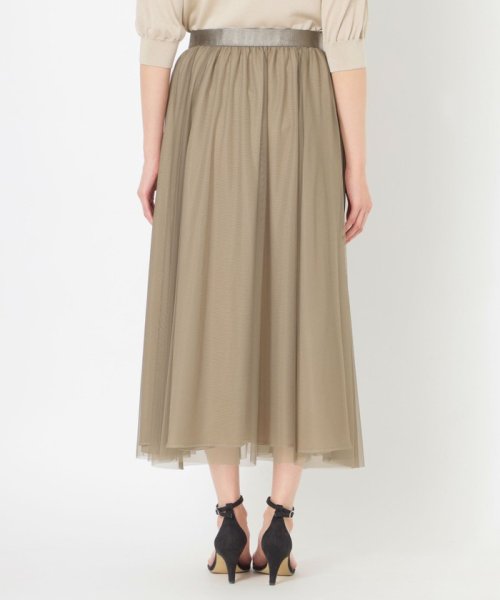 リバーシブルチュールスカート 