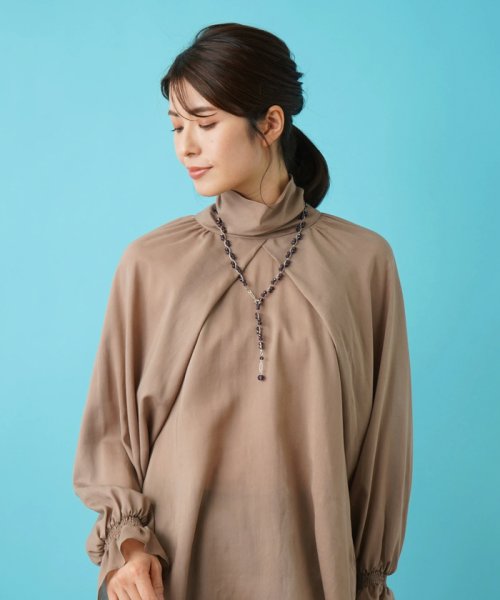 ガラスビーズネックレス 