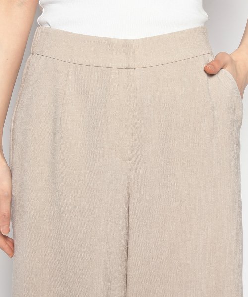 ワイドクロップドパンツ 