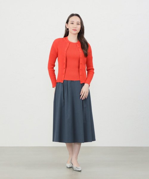 ハイツイストコットンニットカーディガン Vネックニットカーディガン A1577155458(12100円)