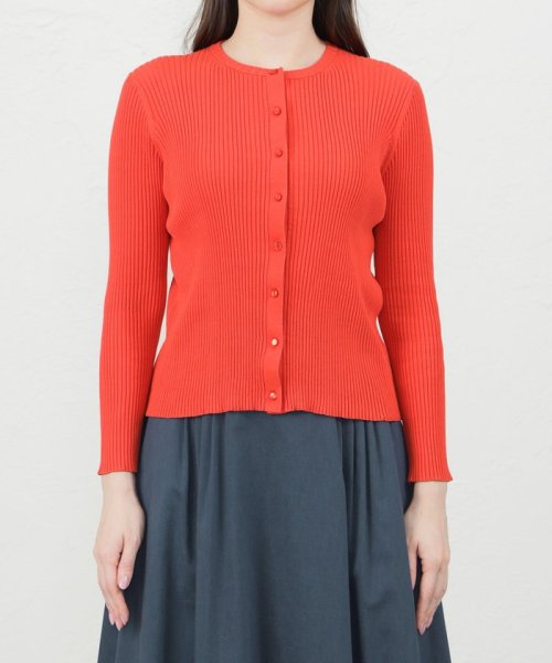 ハイツイストコットンニットカーディガン Vネックニットカーディガン A1577155458(12100円)