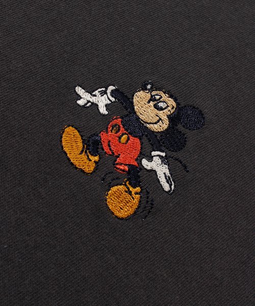 DISNEY(DISNEY)/【DISNEY/ディズニー】ミッキーマウスMickey Mouseワンポイント刺繍7分袖Tシャツ/img18
