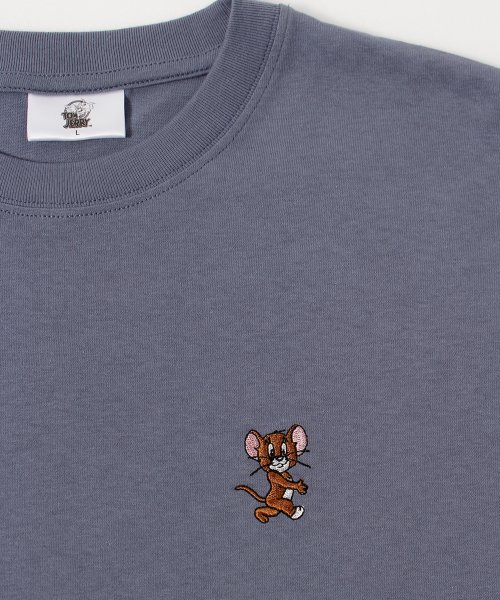 ALWAYS GOOD TIME NEW BASIC STORE(オールウェイグッドタイムニューベーシックストア)/【TOM & JERRY/トムとジェリー】ワンポイント刺繍7分袖Ｔシャツ/img18