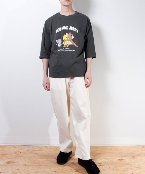 ALWAYS GOOD TIME NEW BASIC STORE(オールウェイグッドタイムニューベーシックストア)/【TOM & JERRY/トムとジェリー】プリント7分袖Ｔシャツ/img05