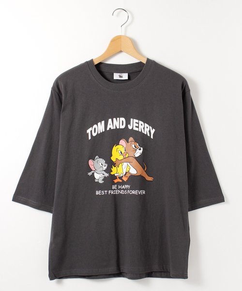 ALWAYS GOOD TIME NEW BASIC STORE(オールウェイグッドタイムニューベーシックストア)/【TOM & JERRY/トムとジェリー】プリント7分袖Ｔシャツ/img09