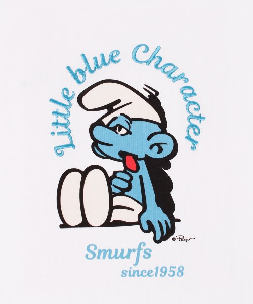 ALWAYS GOOD TIME NEW BASIC STORE(オールウェイグッドタイムニューベーシックストア)/【THE SMURFS/スマーフ】刺繍・プリントロングスリーブTシャツ/img09