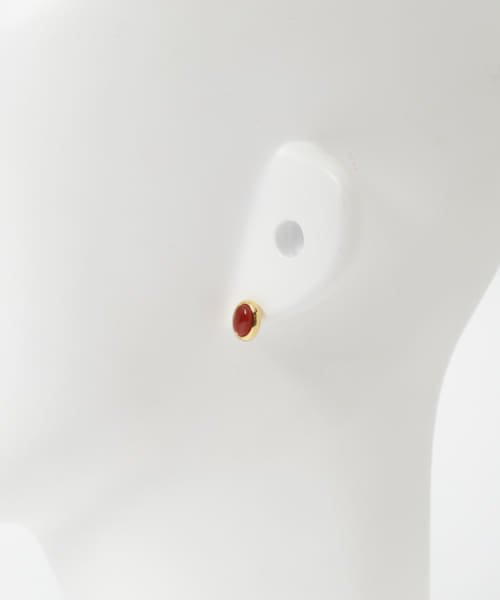 SMELLY(スメリー)/SMELLY so’　carnelian oval pierce/img06