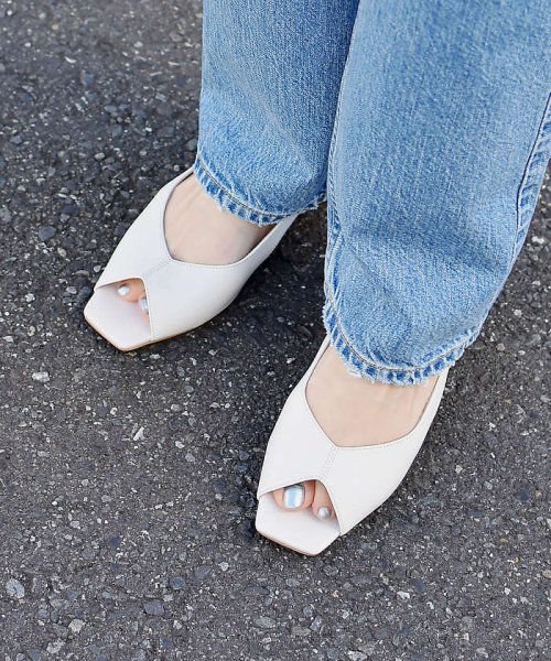 バタフライカット スクエア オープントゥ パンプス 人気・おすすめ｜使いやすい・旅行におすすめ 品質保証 全国発送 日本国内発送・最短翌日お届け